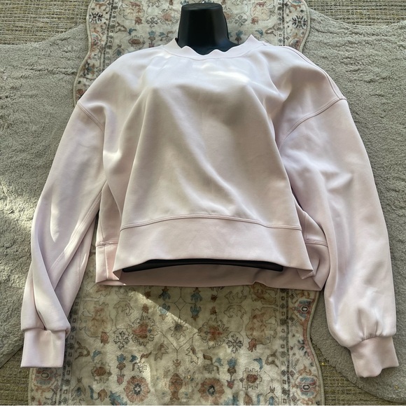 lululemon Perfectly Oversized Cropped Crewneck Sweater - Picture 2 of 6